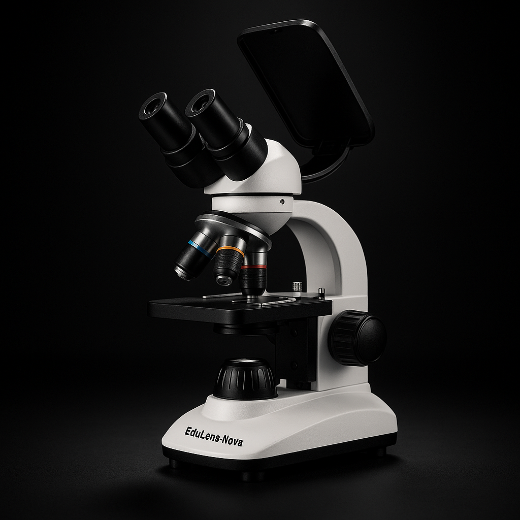 EduLens NOVA – High-Power Student Microscope with LED Light