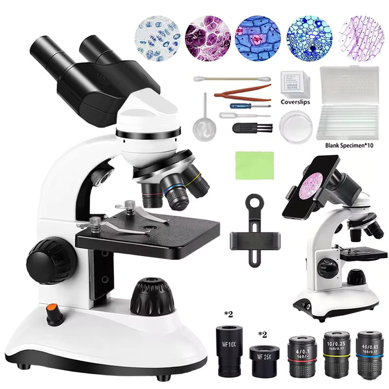 EduLens NOVA – High-Power Student Microscope with LED Light