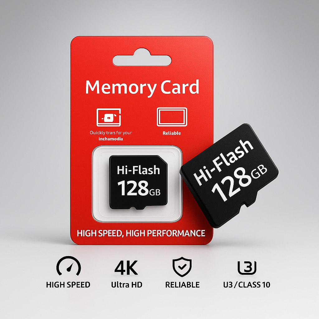 128 GB SD Card - optimized for 4K & FHD video (Doorbell)